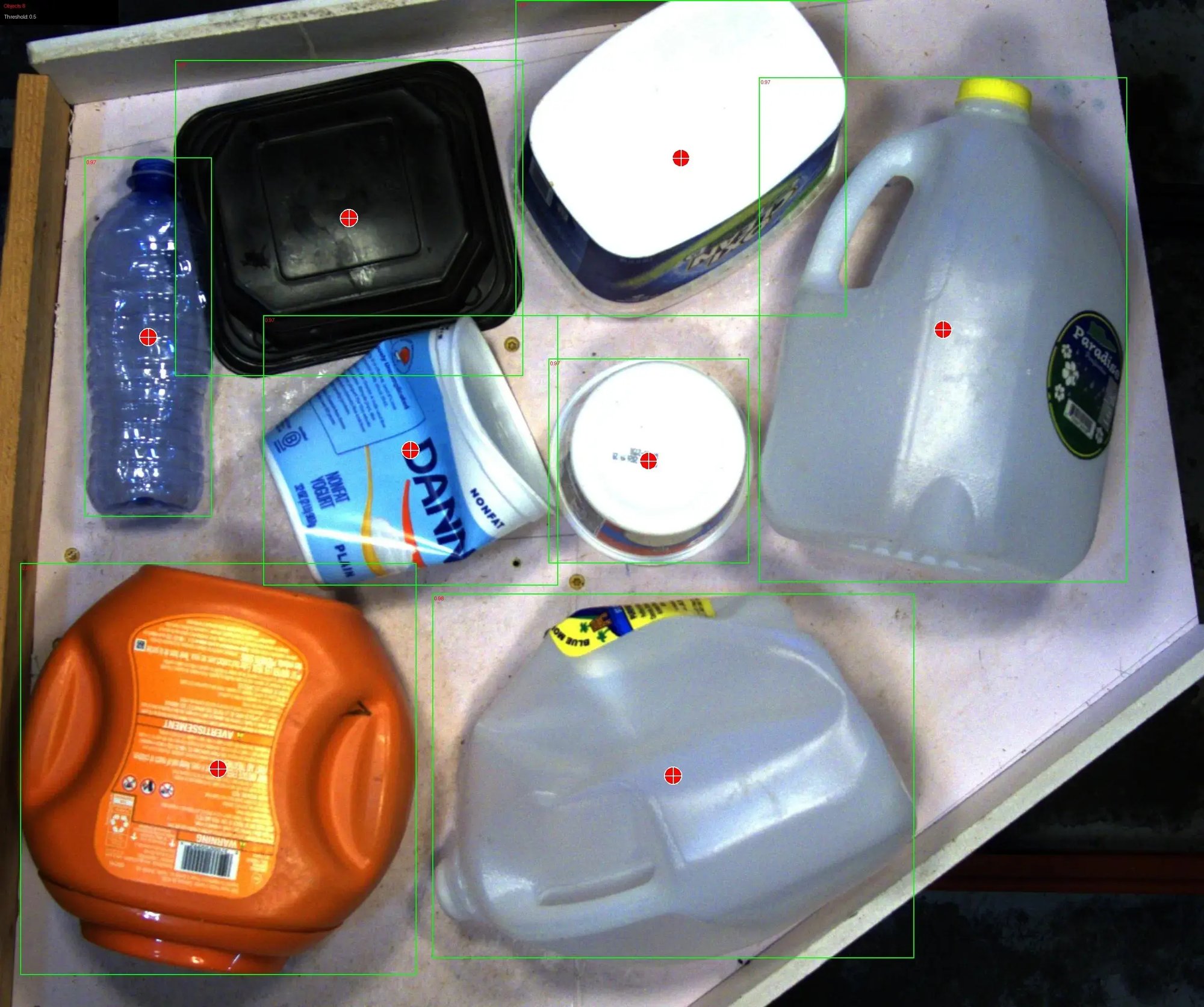 AI plastic sorting